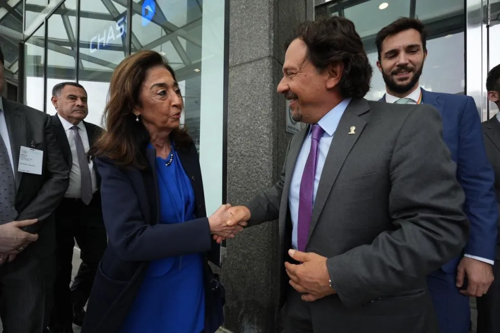 Gustavo Sáenz mantuvo una importante reunión con representantes de la ONU