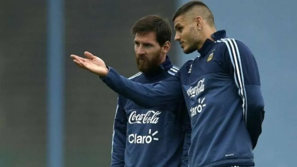 Salió a la luz como se llevan Lionel Messi y Mauro Icardi