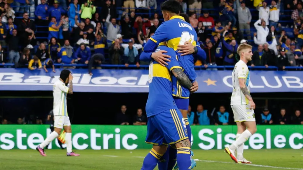 Boca ganó contra Gimnasia y es único puntero del campeonato 
