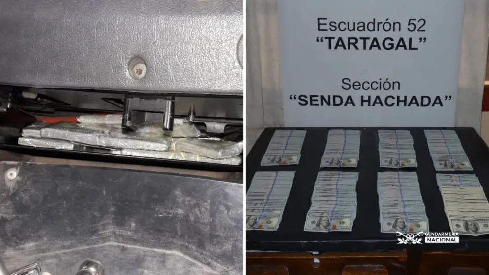 Encontraron a un camionero transportando 80 mil dólares sin declarar