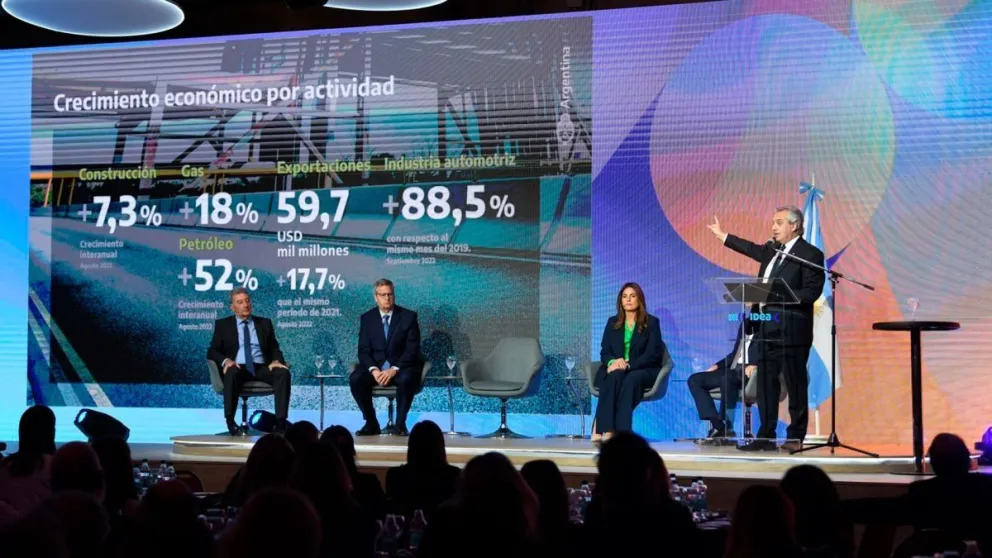 Alberto Fernández: "Los datos de la economía muestran que vamos por el buen camino"