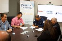 Sergio Salvatierra firmó un importante convenio para que jóvenes y adultos aprendan el oficio de Operador de Máquinas Viales
