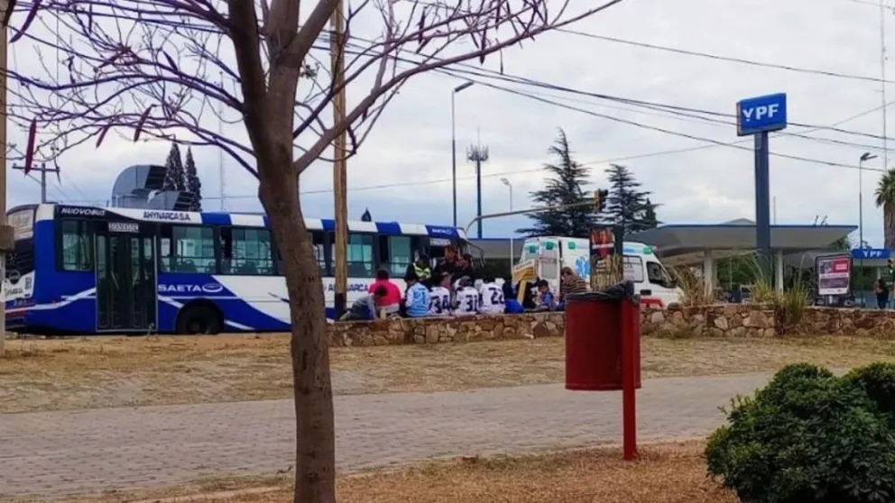 Equipo de las inferiores de Juventud Antoniana sufrió de un accidente en plena ida a la cancha