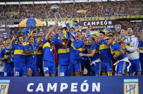 ¡Boca campeón! Festejos en Plaza 9 de Julio