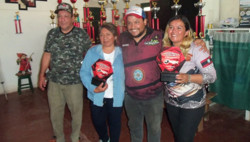 Malvina González es la primera mujer campeona de pesca 