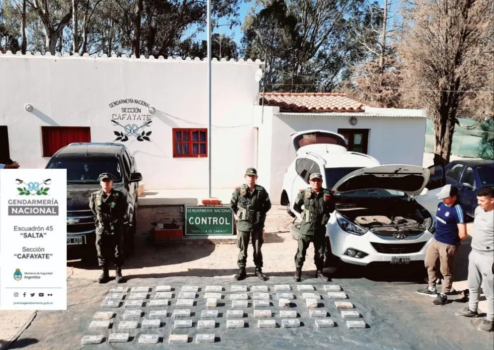 Banda internacional: transportaban kilos de cocaína, pero fueron detenidos