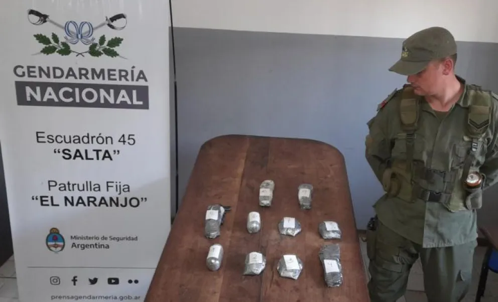 Encontraron a dos mujeres transportando cocaína desde Orán