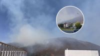 Incendios en el Cerro 20 de Febrero: es el tercer día consecutivo y la situación es cada vez más crítica