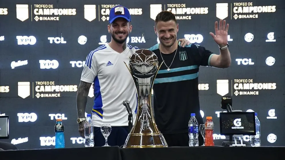Boca y Racing se enfrentarán mañana por el Trofeo de Campeones