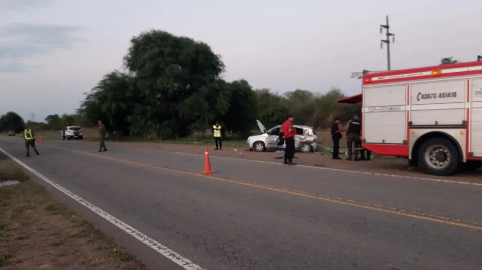 La ruta nacional 34 volvió a cobrarse una víctima: dos vehículos chocaron entre sí