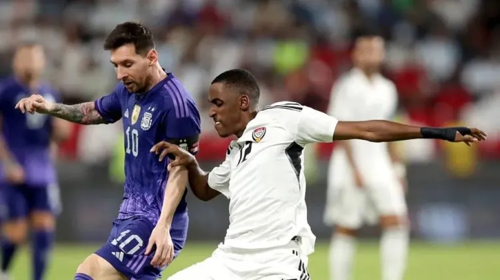 ¡Vamos Argentina! La selección le ganó a Emiratos Árabes Unidos por 5 a 0