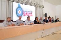 Gustavo Sáenz visitó Orán para presidir la reunión de presupuesto 2023