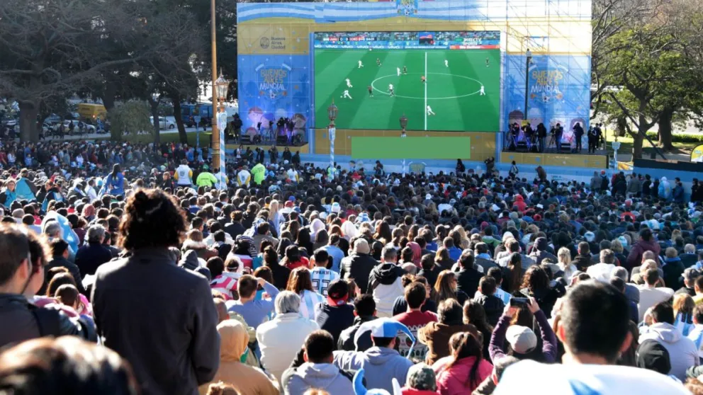 Salta ya está lista para mañana: colocarán pantalla gigantes en todos estos puntos para ver el partido