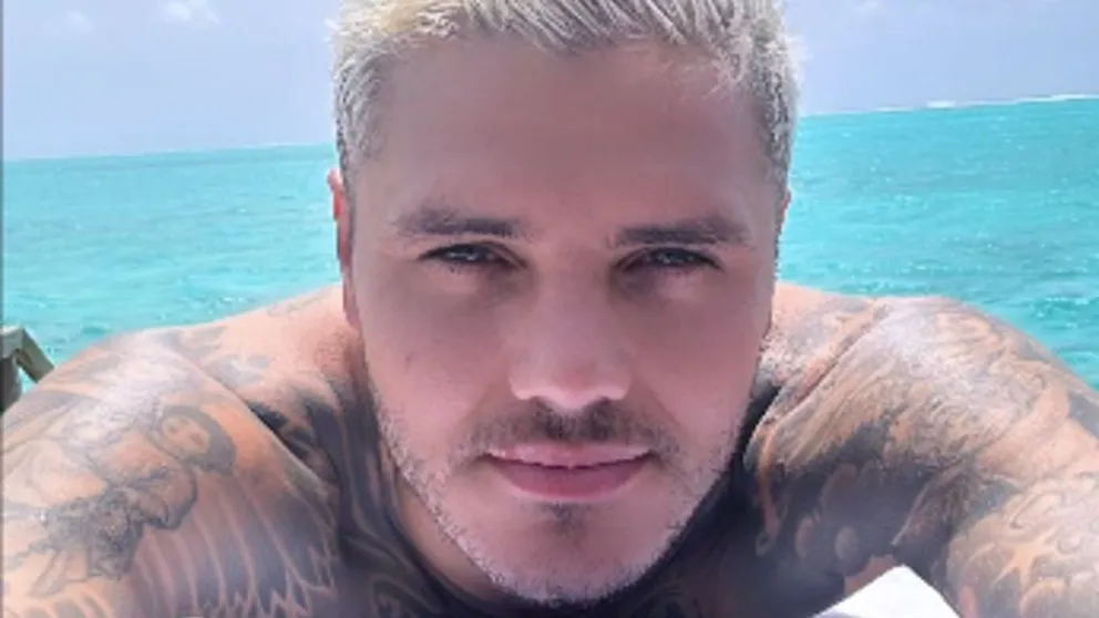 Mauro Icardi subió un posteo demasiado explícito de sus vacaciones con Wanda Nara