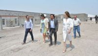 Gustavo Sáenz y Bettina Romero recorrieron distintas obras que se están realizando en la ciudad