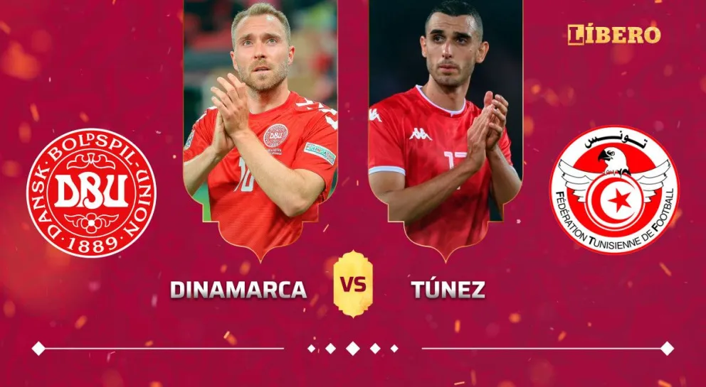 En el primer partido por el grupo D, Dinamarca y Túnez empataron por 0 a 0
