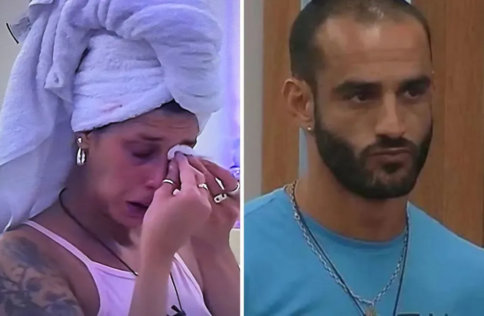 Luego de quedar nominada, Juliana recibió un baldazo de agua fría por parte de Maxi