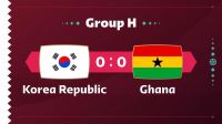En el segundo partido del Grupo H, Ghana le ganó a Corea del Sur por 3 a 2