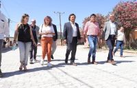 Gustavo Sáenz junto a Raúl Vargas recorrieron varias obras en Cafayate 