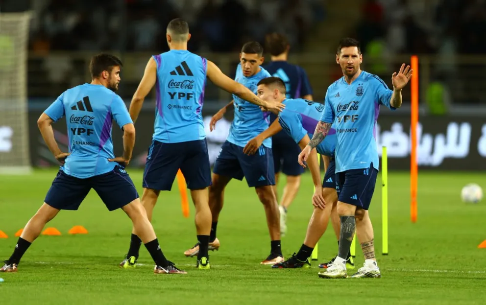Mundial de Qatar 2022: la Selección Nacional entrenó pensando en la final contra Francia 