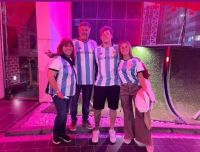 Paulo Londra celebró en Qatar junto a los hijos de Messi y Antonela