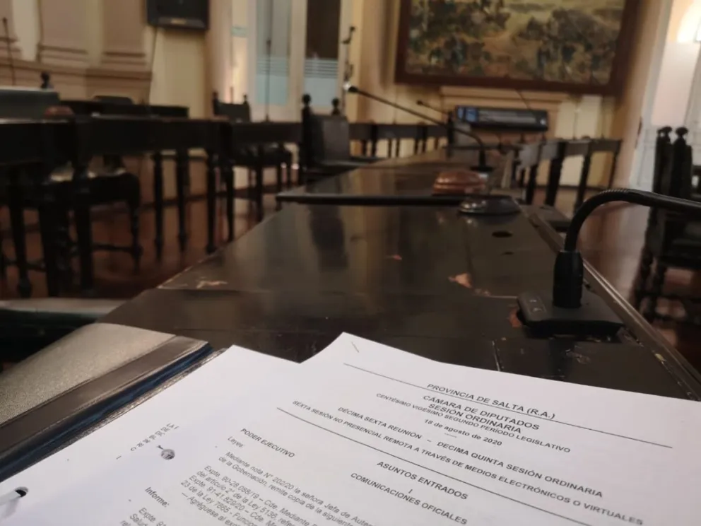 Foto: Cámara de senadores. Fuente: Twitter