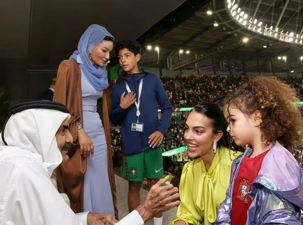 Georgina Rodríguez, pareja de Cristiano Ronaldo y sus relaciones de alto nivel: estuvo reunida con la famosa jequesa Mozah bint Nasser al-Missned