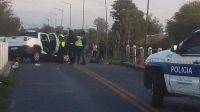 Mal comienzo de semana: camioneta perdió el control y chocó contra el guardarraíl de un puente