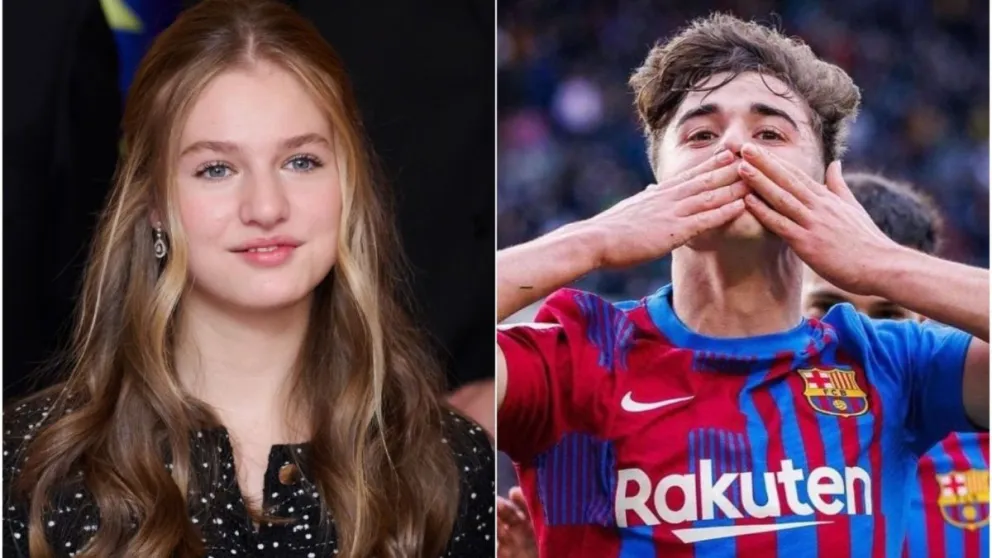 Así empezó realmente la historia de amor entre la princesa Leonor y Pablo Gavi
