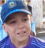 Un niño salteño expresó su amor por la selección nacional y conmocionó a todo el país