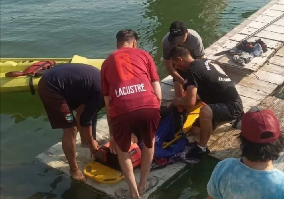 Terrible: mujer se cayó desde el puente del Dique Cabra Corral