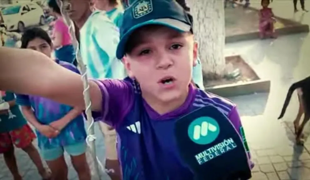 Sueño hecho realidad: "El Dibu" Martínez y Guido Rodríguez le enviaron un mensaje al niño salteño que emocionó a todo el país