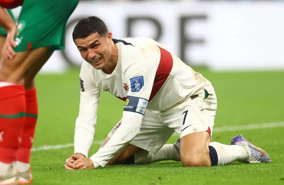 |VIDEO| Cristiano Ronaldo no pudo soportar quedar afuera de su último Mundial y rompió en llanto