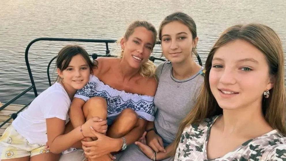 Las hijas de Nicole Neumann y Fabián Cubero en 2 puntas diferentes del país