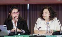 Las ministras nacionales Carla Vizzoti y Ayelen Mazzina están hoy realizando múltiples actividades en Salta