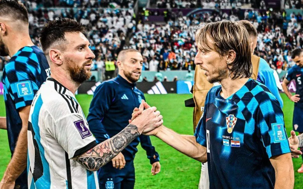 Luka Modric dio cátedra y elogió a Lionel Messi luego del triunfo de Argentina