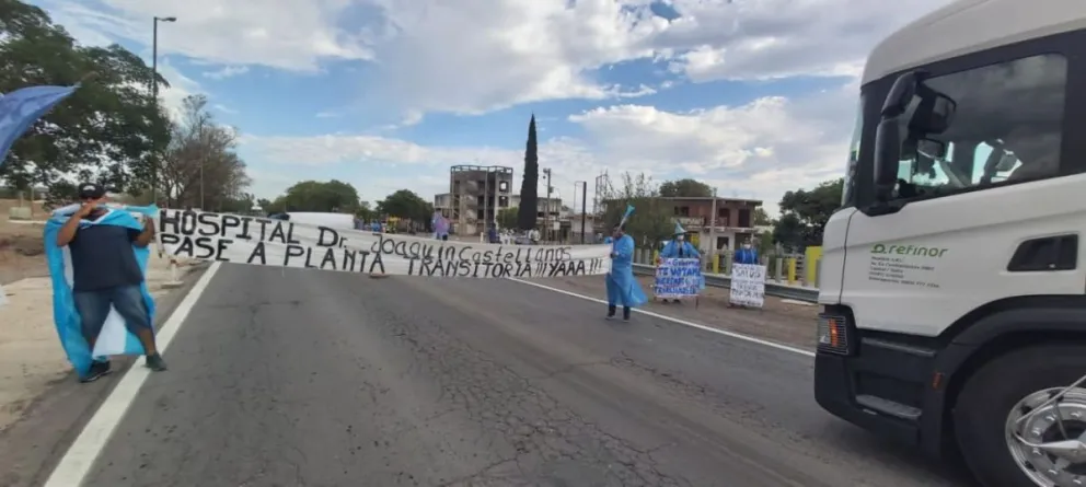 Intransitable: ante la salida de Juan José Esteban, profesionales de la salud volvieron manifestarse sobre la ruta