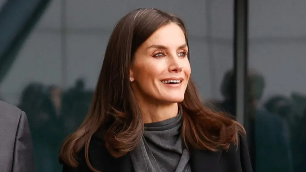 El impecable y elegante look de la Reina Letizia:  Su última noche en Estados Unidos