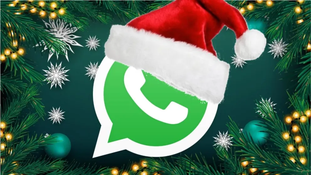 Así es el “Modo navideño” que lanzó WhatsApp para sus usuarios: para qué sirve y cómo usarlo