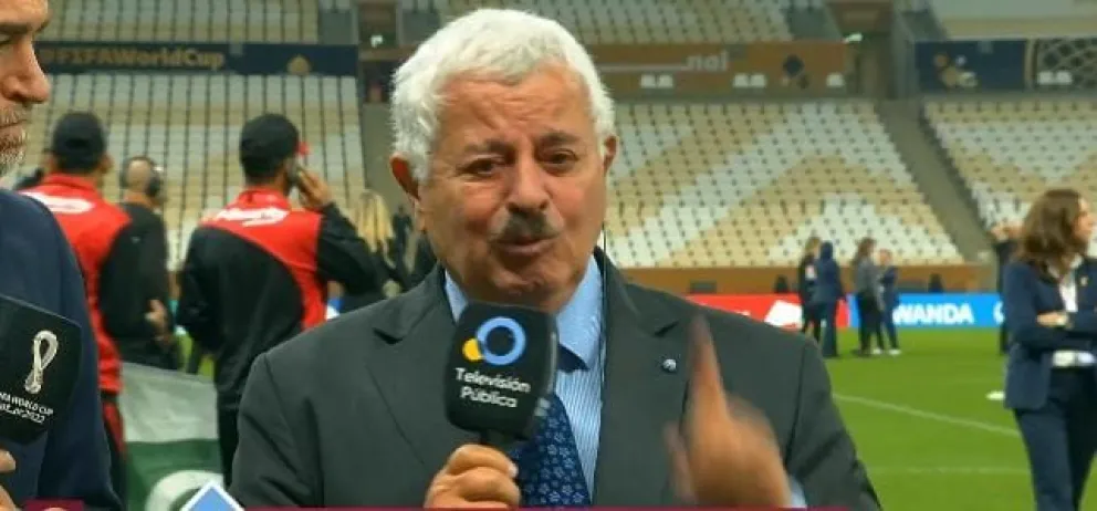Totalmente emocionado: Tití Fernández agradeció, lloró y emocionó a todos con sus palabras luego de la consagración de Argentina Campeón