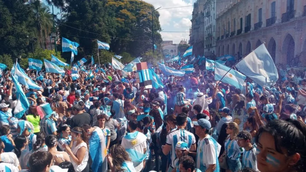 |VIDEO| ¡El país está de fiesta! Salta también se sumó a los festejos por haber ganado la Copa del Mundo
