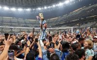 Celebrando a los campeones de la Copa del Mundo 2022: Argentina