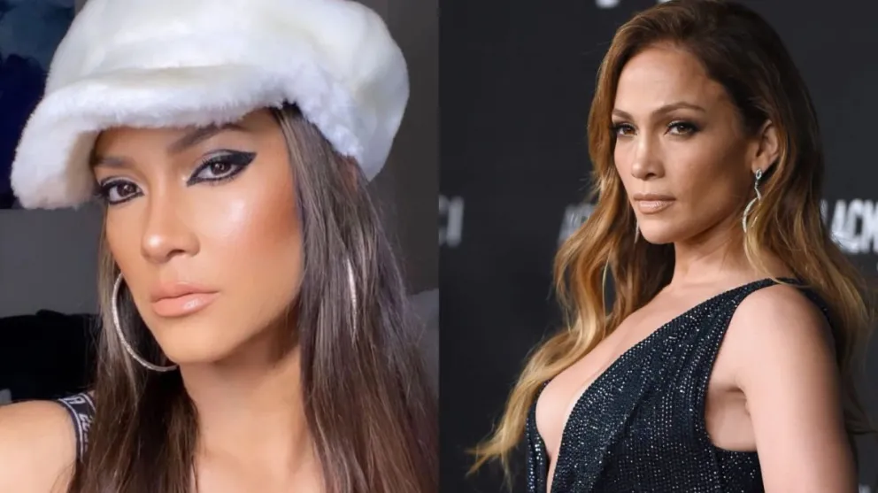 ¡Es igual!: La doble de Jennifer López que es furor en las redes sociales
