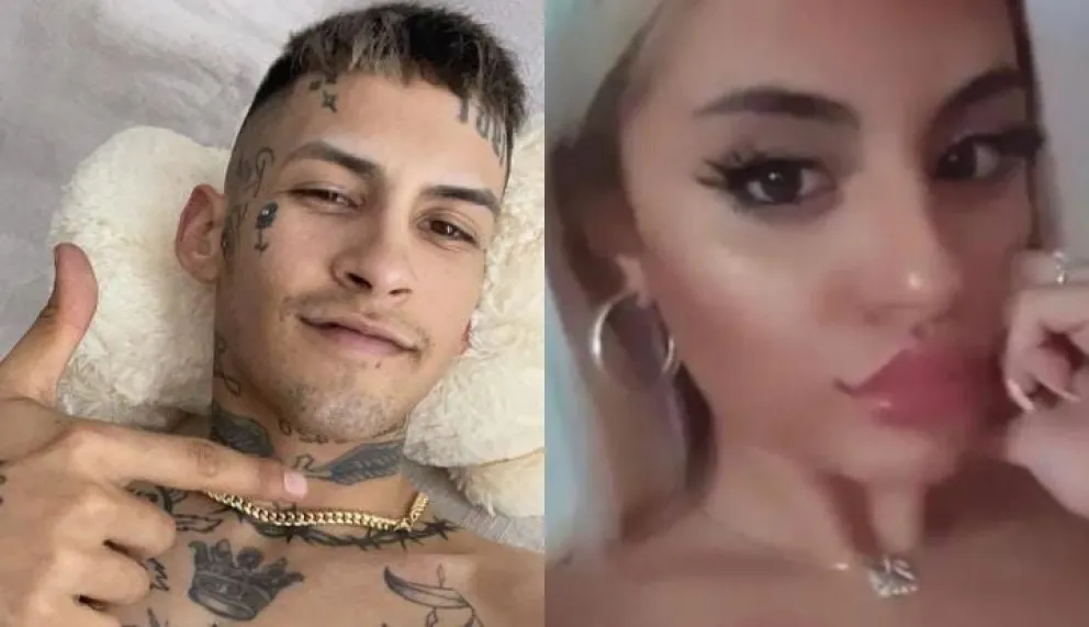 ¿Y Wanda? L-Gante a los besos con una reconocida influencer en un boliche de Buenos Aires