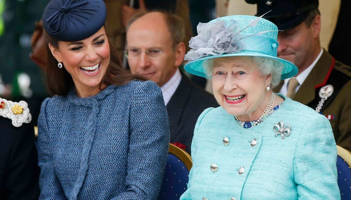 Kate Middleton recordó a Isabel II.