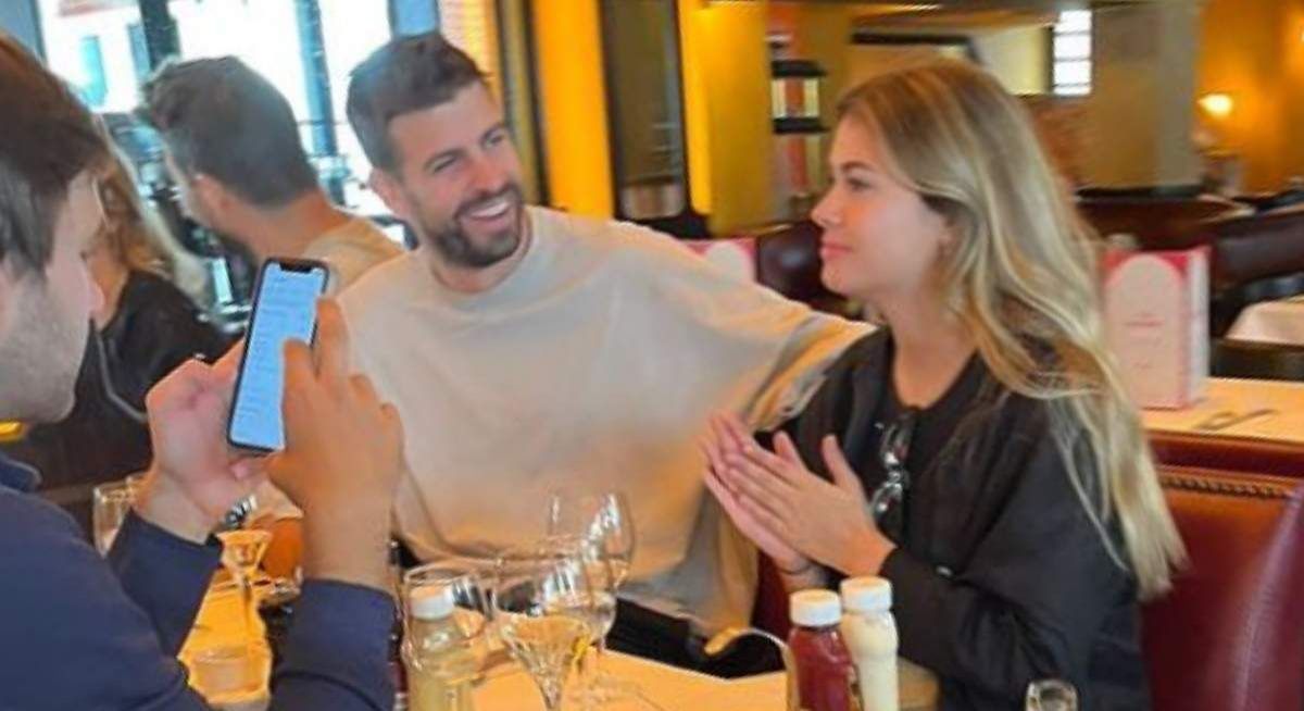 Gerard Pique and Clara Chia Marti.