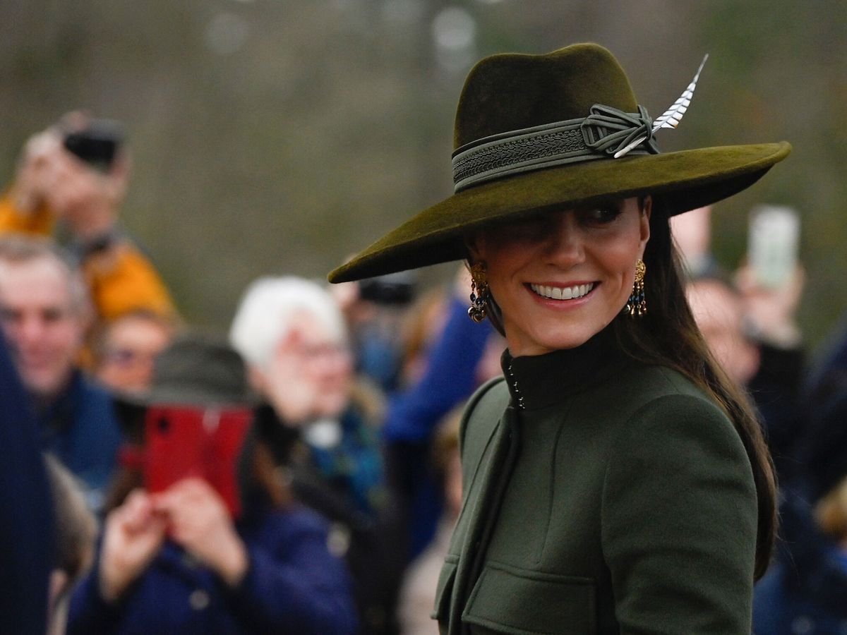 Kate Middleton lució los pendientes que le regaló el príncipe Guillermo.