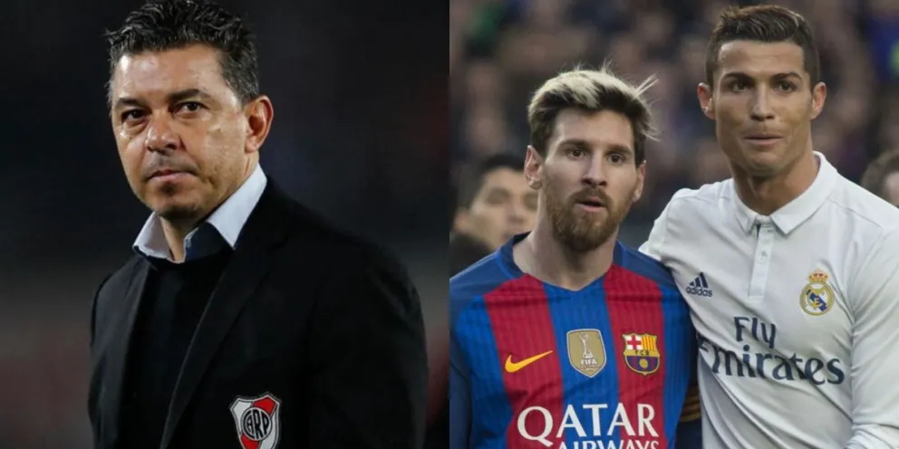La sorprendente noticia que dio Marcelo Gallardo relacionada a Cristiano Ronaldo y Lionel Messi