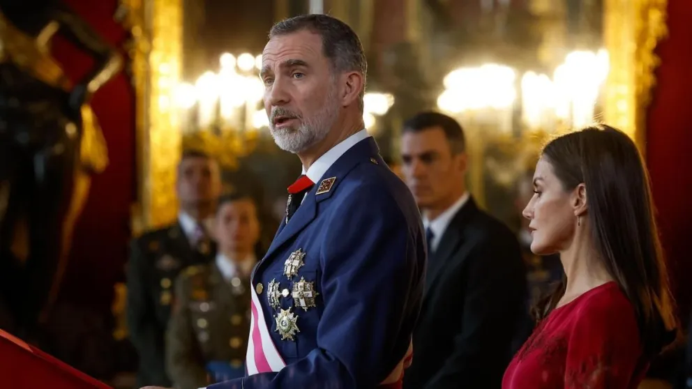 Este es el estricto protocolo real que siguieron el rey Felipe VI y la reina Letizia al presidir la Pascua Militar