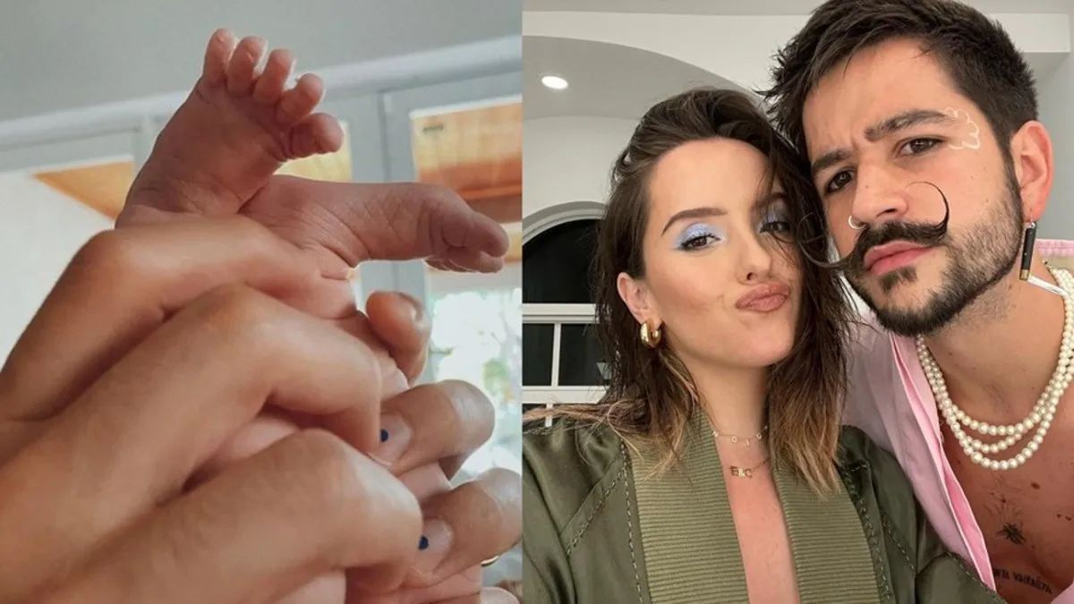 Evaluna y Camilo buscan mantener en secreto el g&eacute;nero de su hija.
